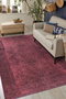 Conceptum Folk Chenille - Alfombra Morada 75 x 230 cm